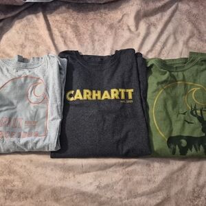 Carhartt Graphic T-Shirt Trio - Gray, Black, Green